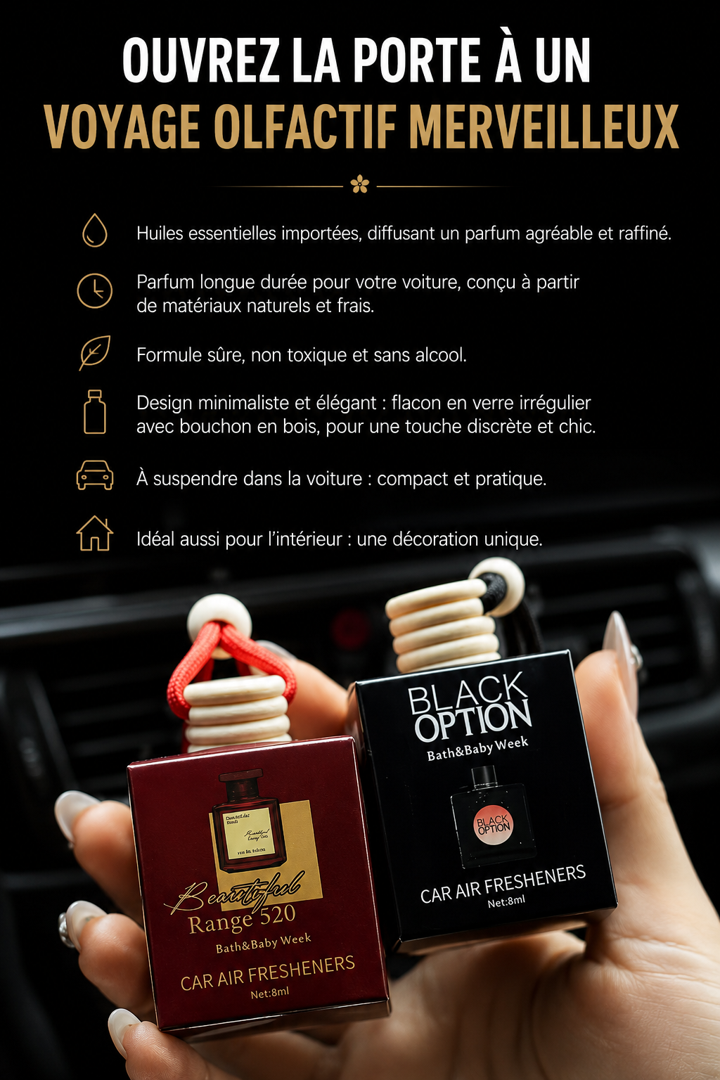 OXFIRE Aura™ – Parfum Automobile Premium